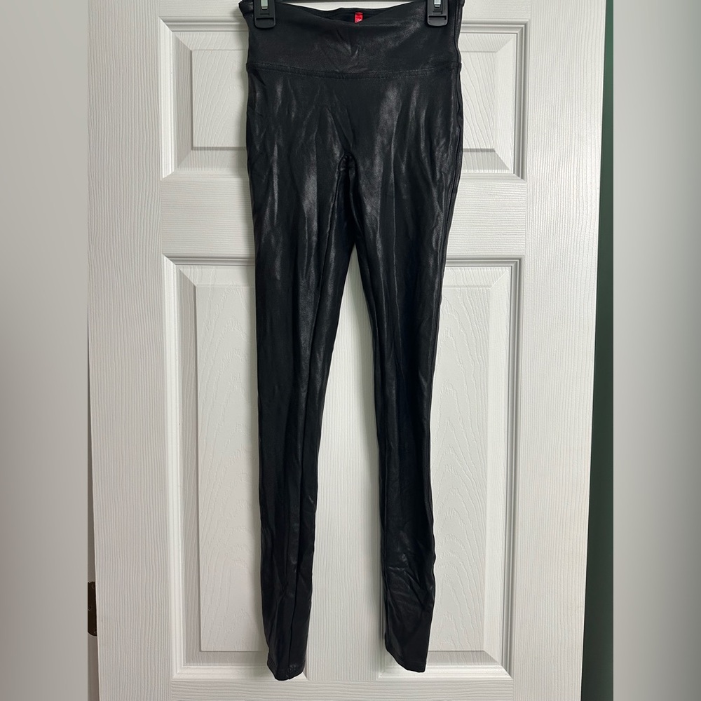 SPANX Faux Leather Leggings